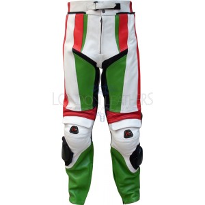 RTX Italia Leather Motorcycle Trouser Pant